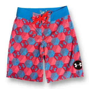 Under Armour Youth Boy Size 14/16 YXL Swim Trunks 25” Waist Loose Fit Swimwear
