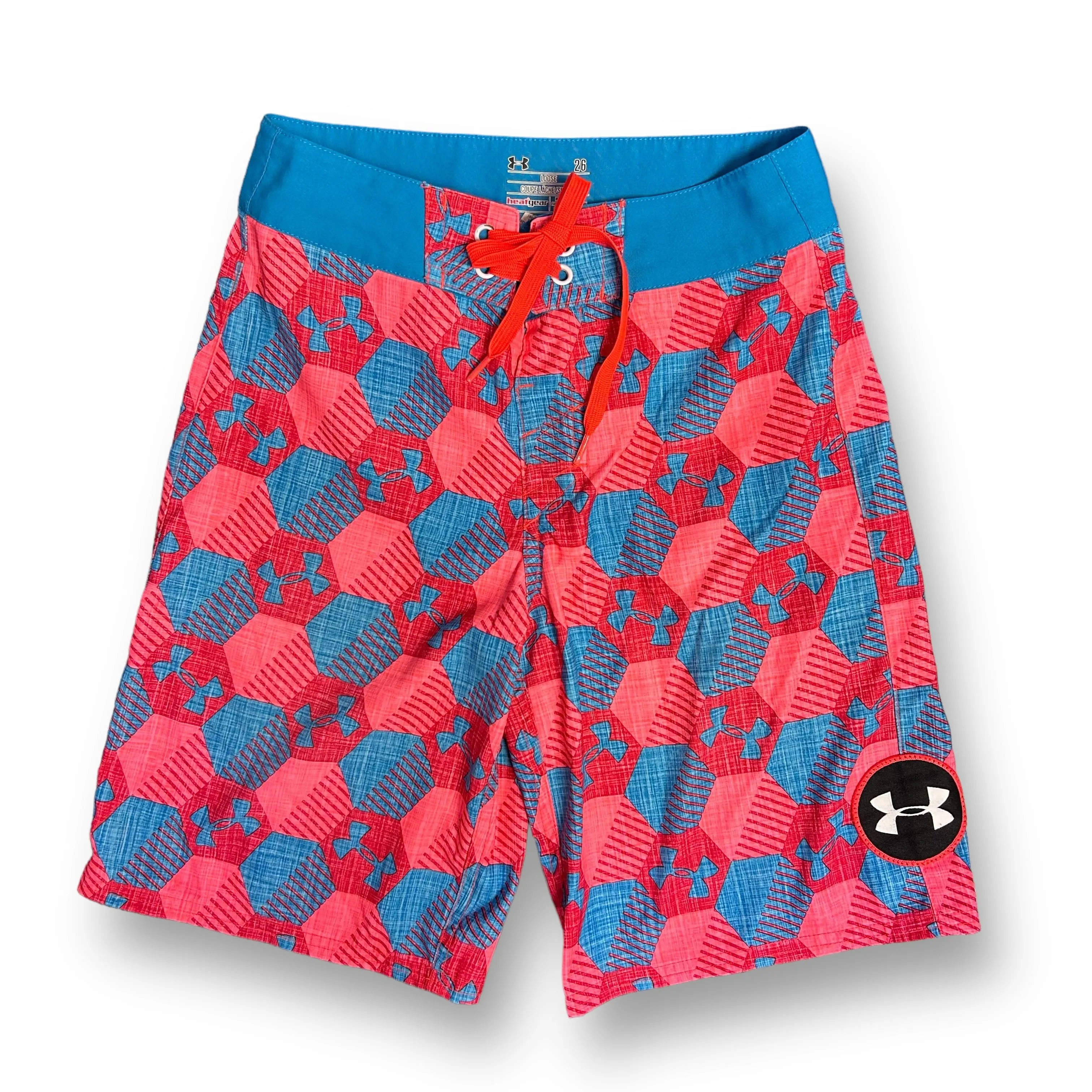 Under Armour YXL Boys Size 14/16 Youth Loose Fit Swim Trunks, Size 26" Waist
