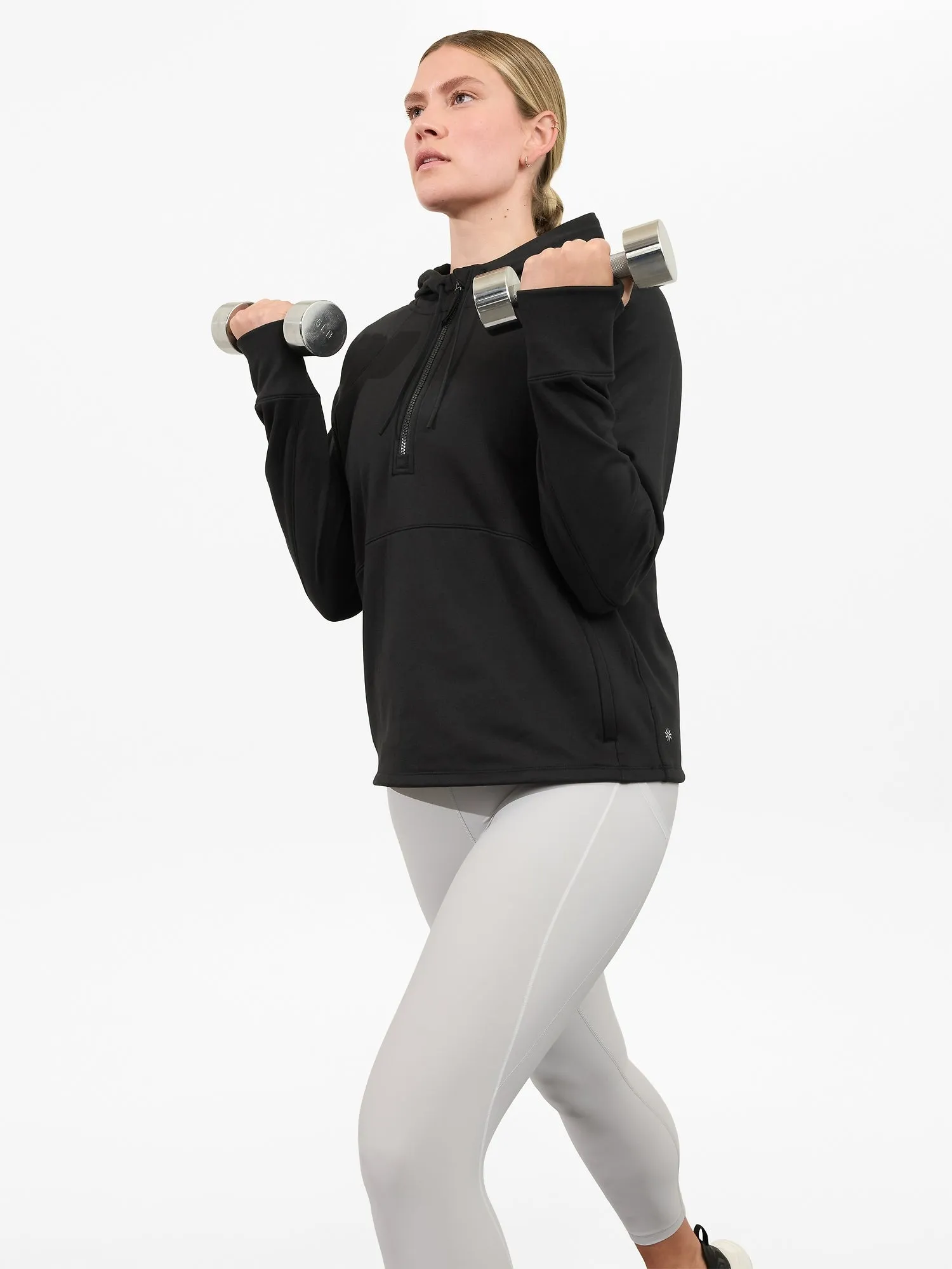 Unstoppable Fleece Lined Half Zip Sweatshirt Ayhleta