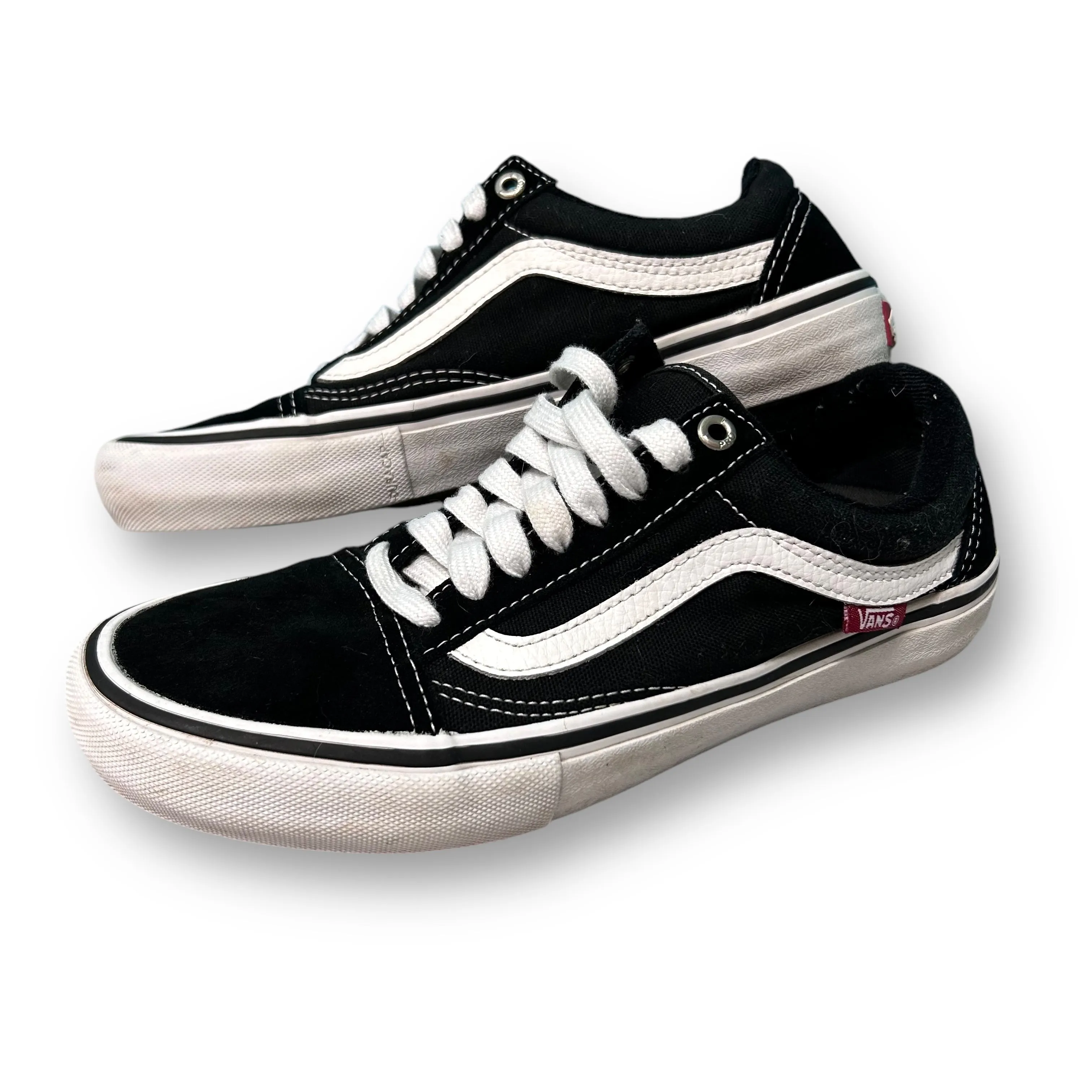 Vans Off the Wall Mens Size 5.5 Black Sneakers