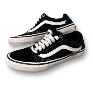 Vans Off the Wall Mens Size 5.5 Black Sneakers
