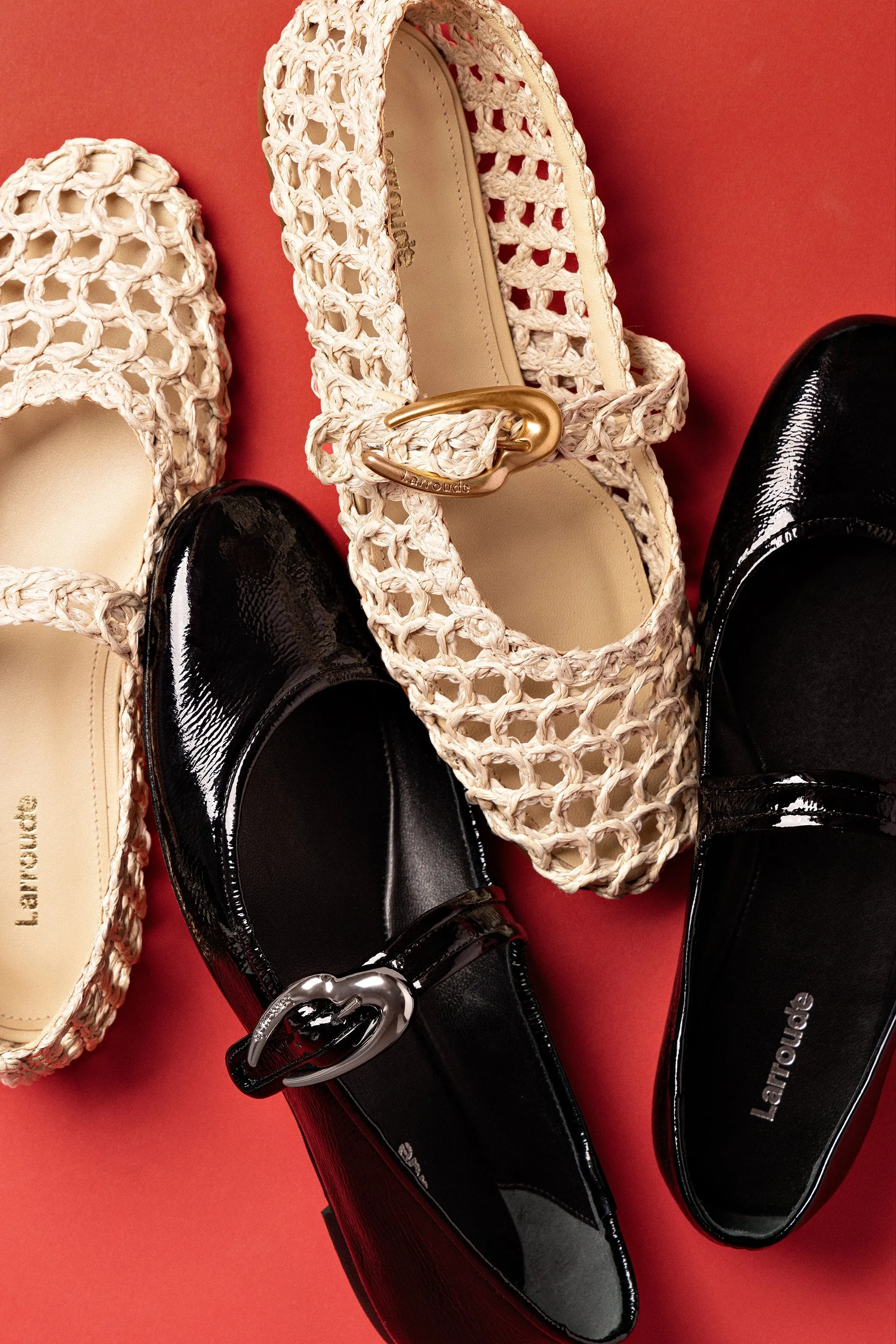 Verona Ballet Flat In Black Patent Leather