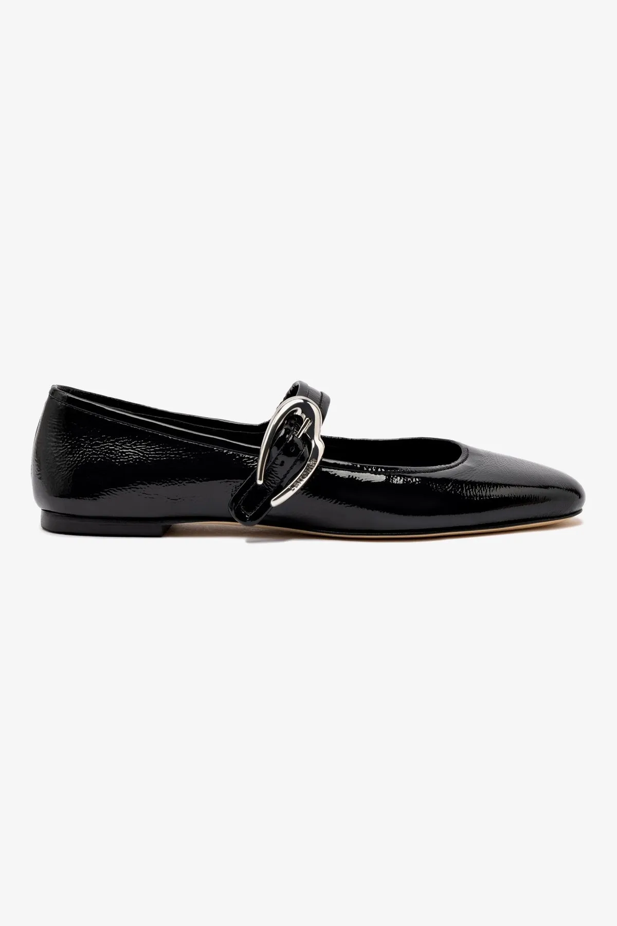 Verona Ballet Flat In Black Patent Leather