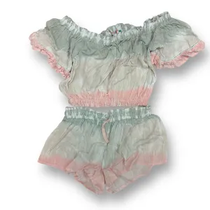 Vintage Havana Youth Girl Size 14 Outfit Boho Blouse and Shorts 2pc Set