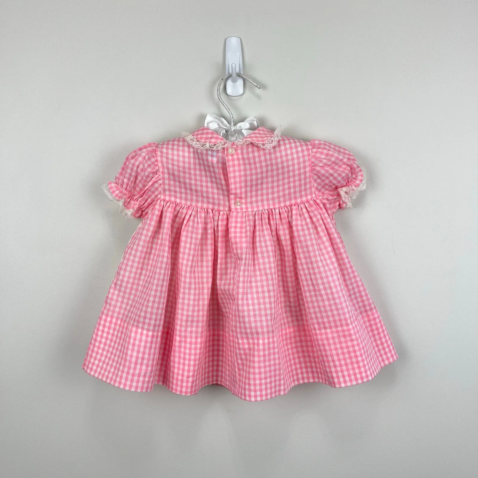 VIP Favorite Vintage Cherubs Pink Gingham Baby Chick Dress 9 Months  Dont Miss Out!