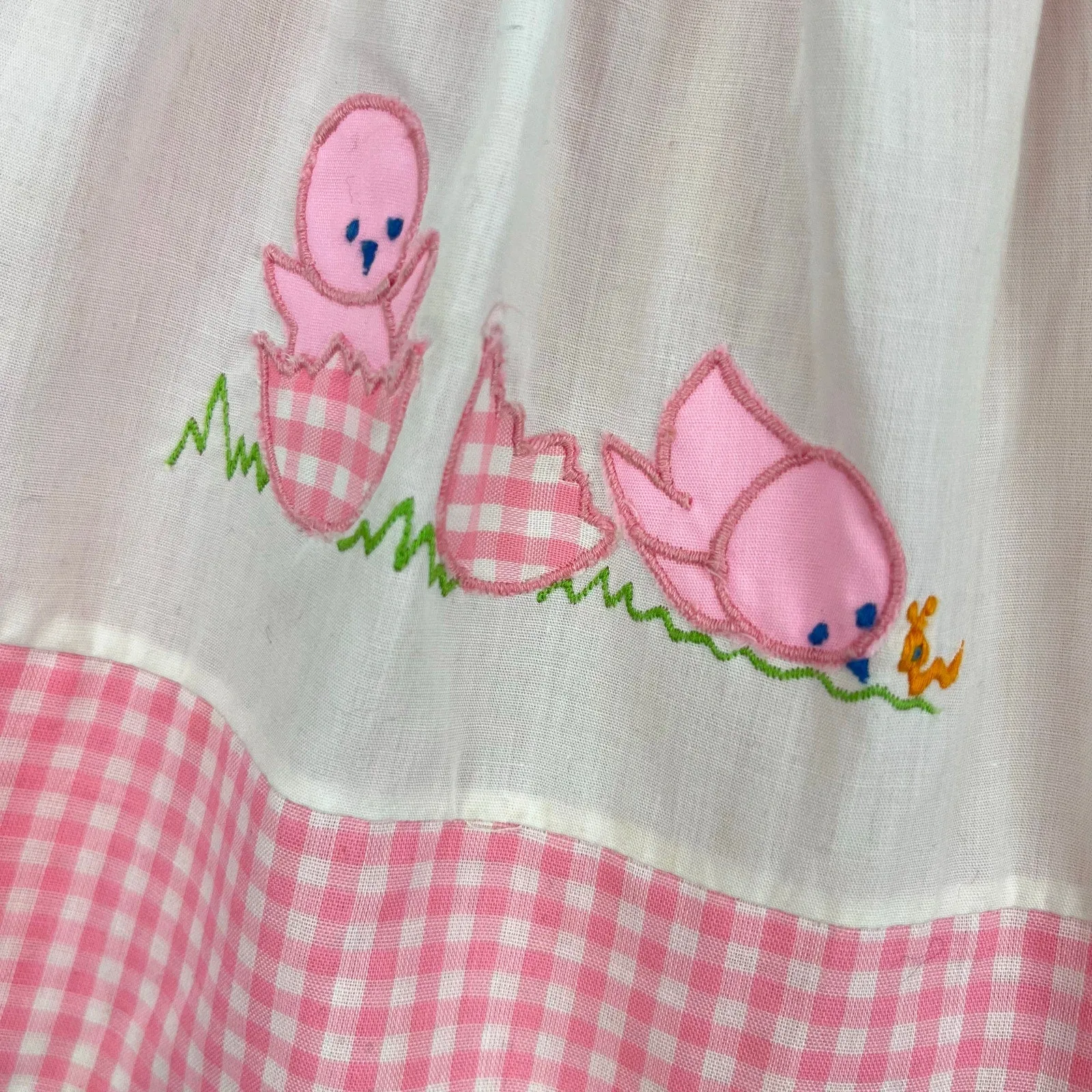 VIP Favorite Vintage Cherubs Pink Gingham Baby Chick Dress 9 Months  Dont Miss Out!