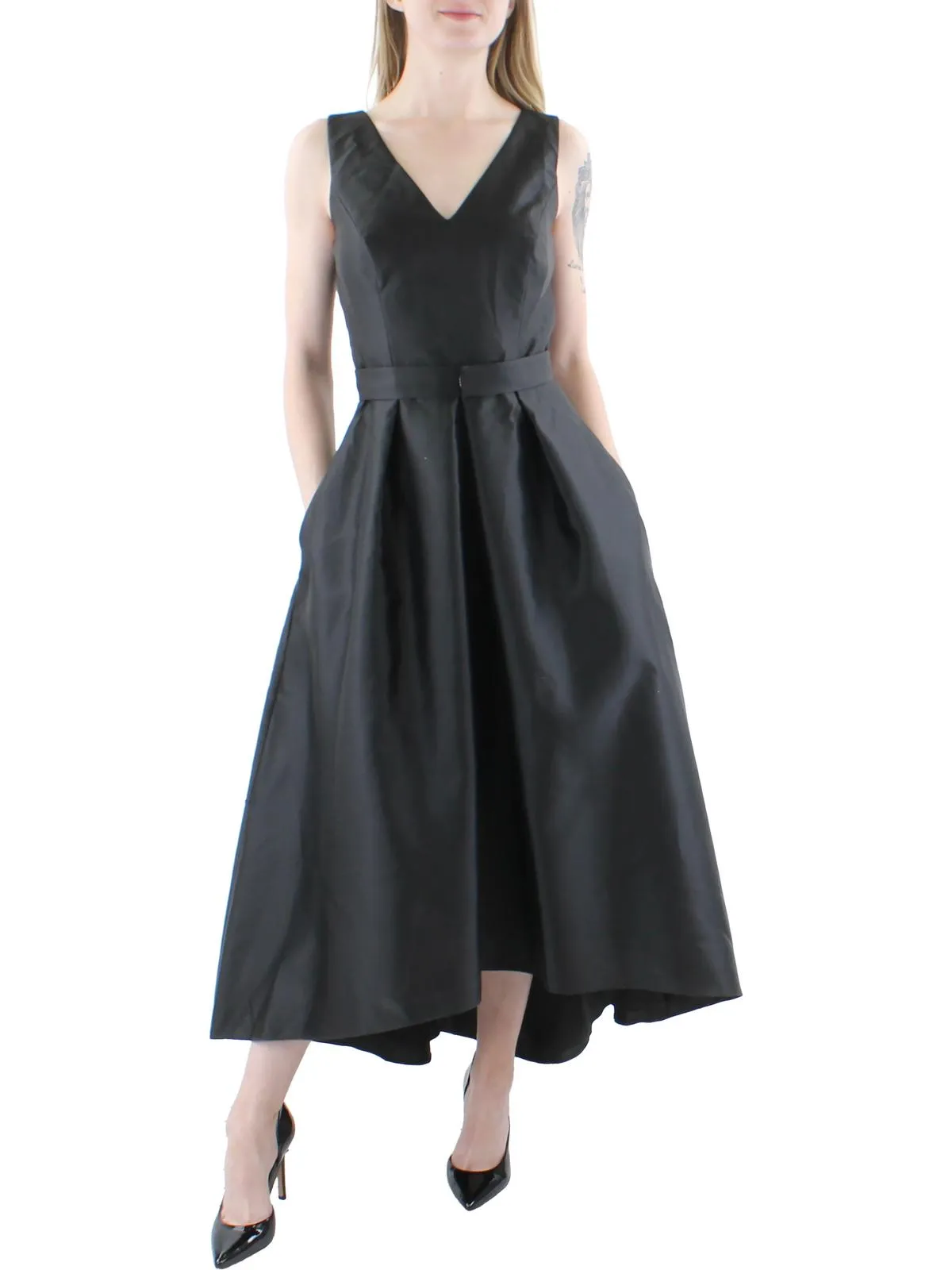 VIP Favorite Womens Pleated Long Evening Dress  Last Chance!
