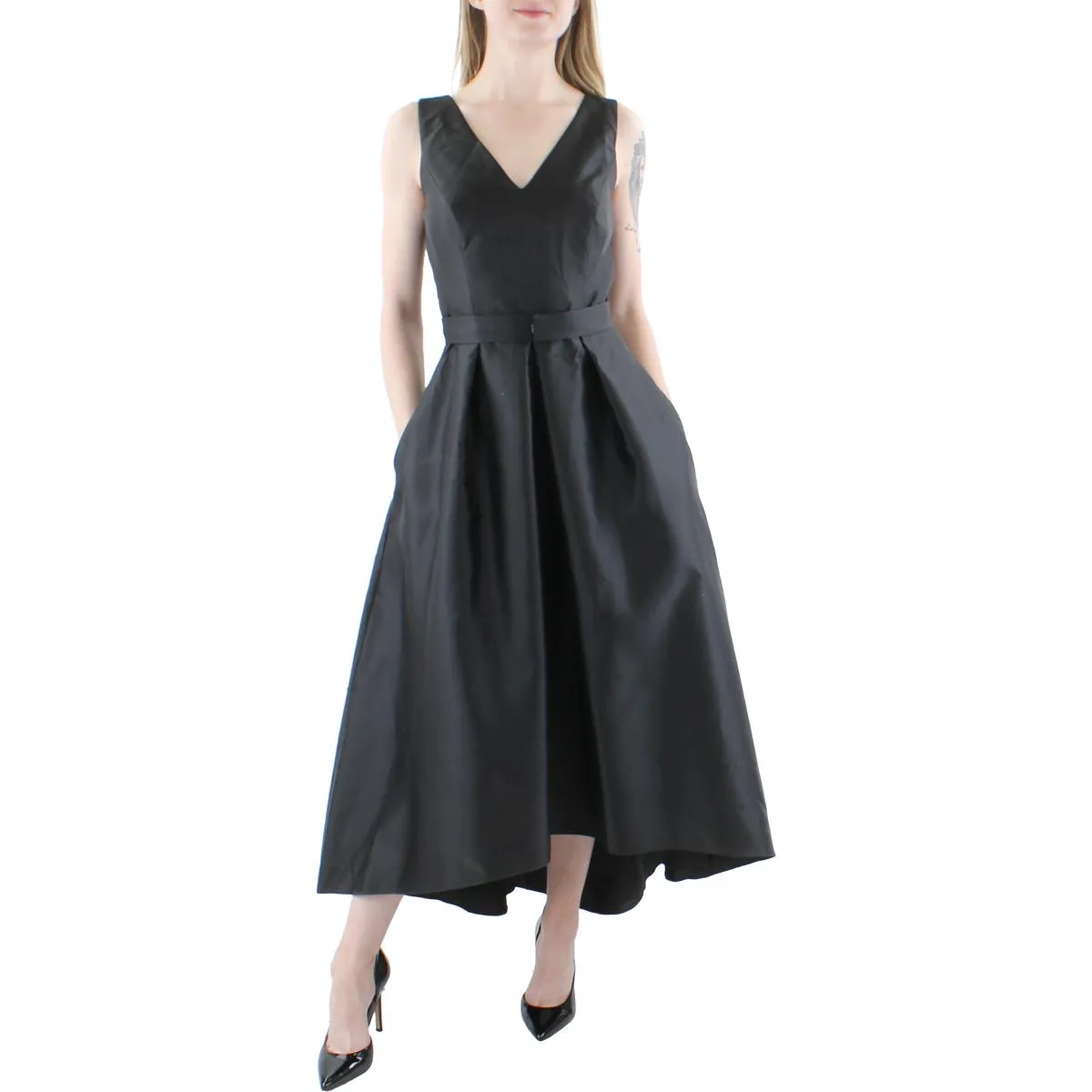 VIP Favorite Womens Pleated Long Evening Dress  Last Chance!