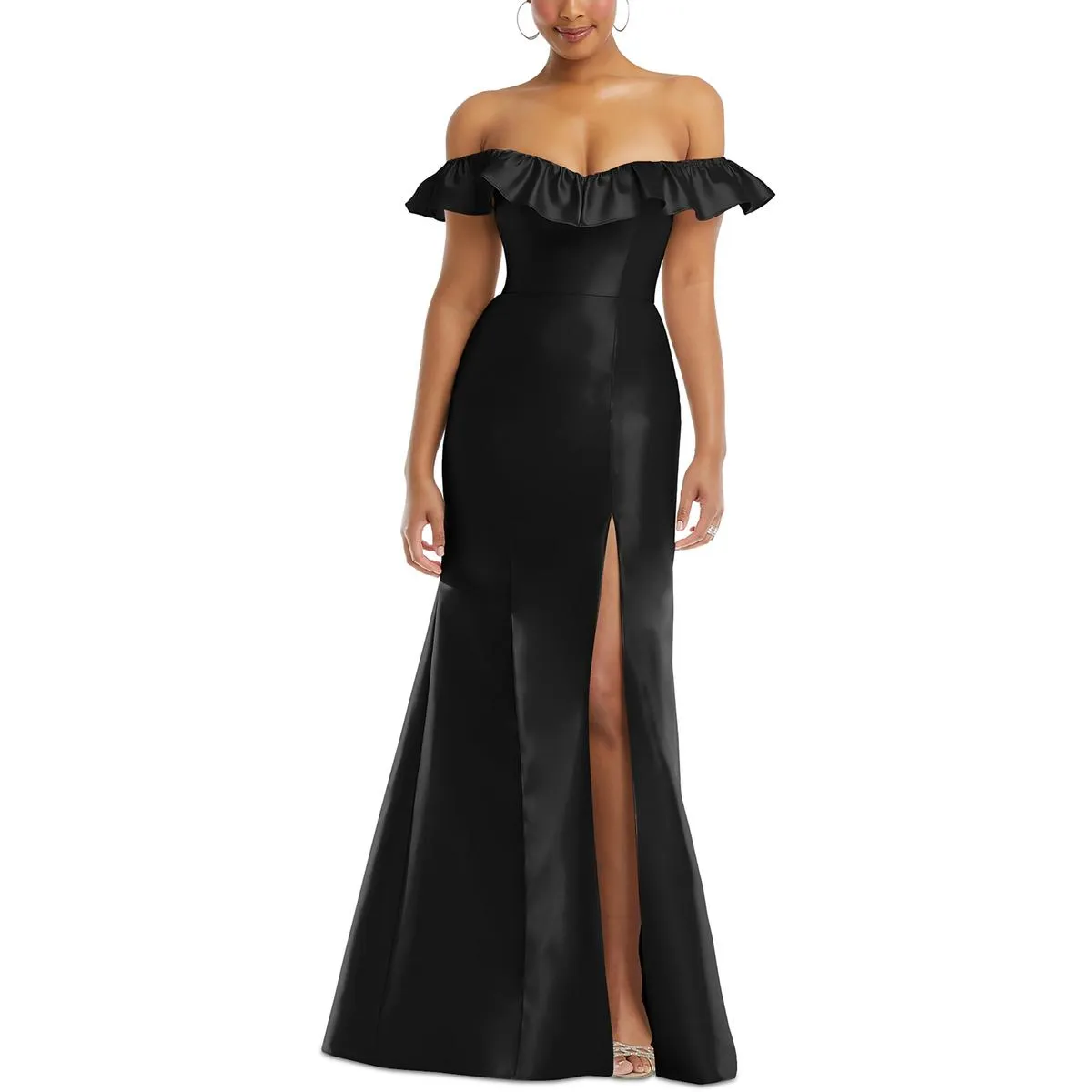 VIP Favorite Womens Ruffled Polyester Evening Dress  Almost Sold Out!