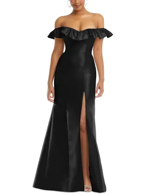 VIP Favorite Womens Ruffled Polyester Evening Dress  Almost Sold Out!