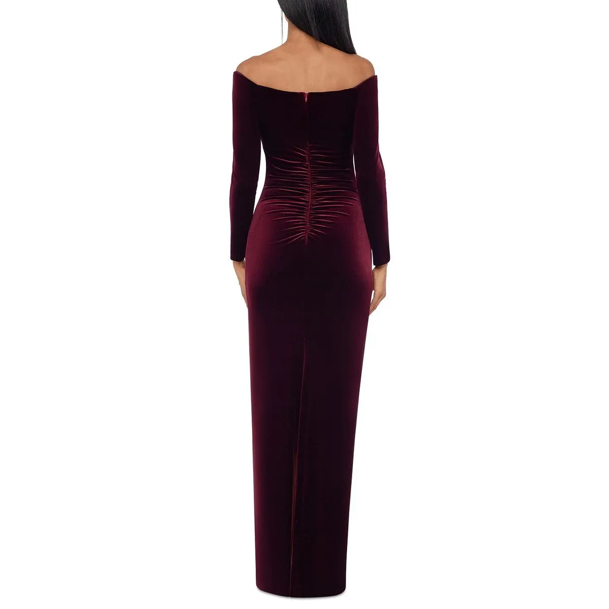 VIP Favorite Womens Velvet Off-The-Shoulder Maxi Dress  Limited Stock!