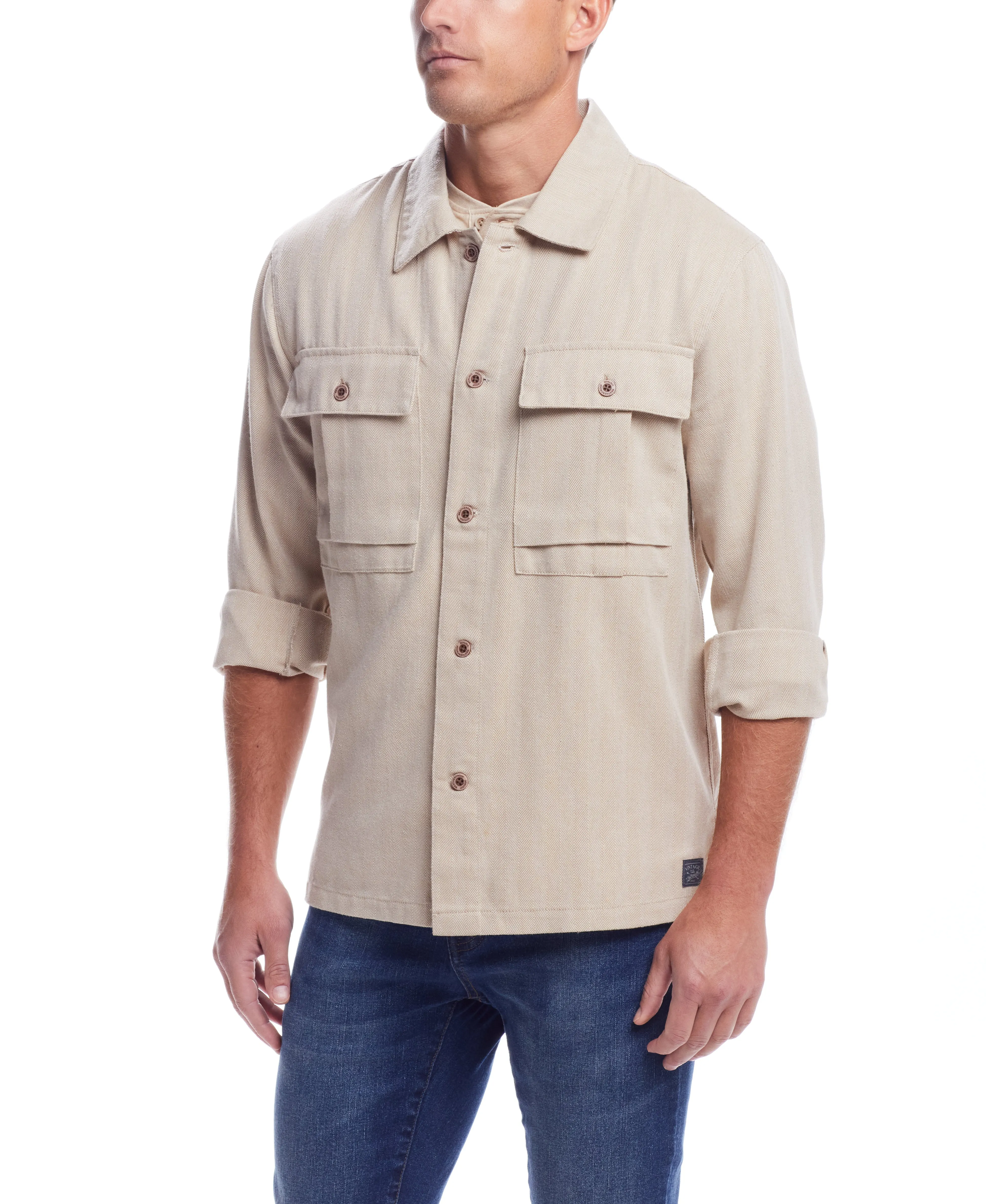 Weatherproof Vintage Men's Summer Shirt Jacket