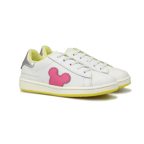 White Lemon Mickey Sneakers
