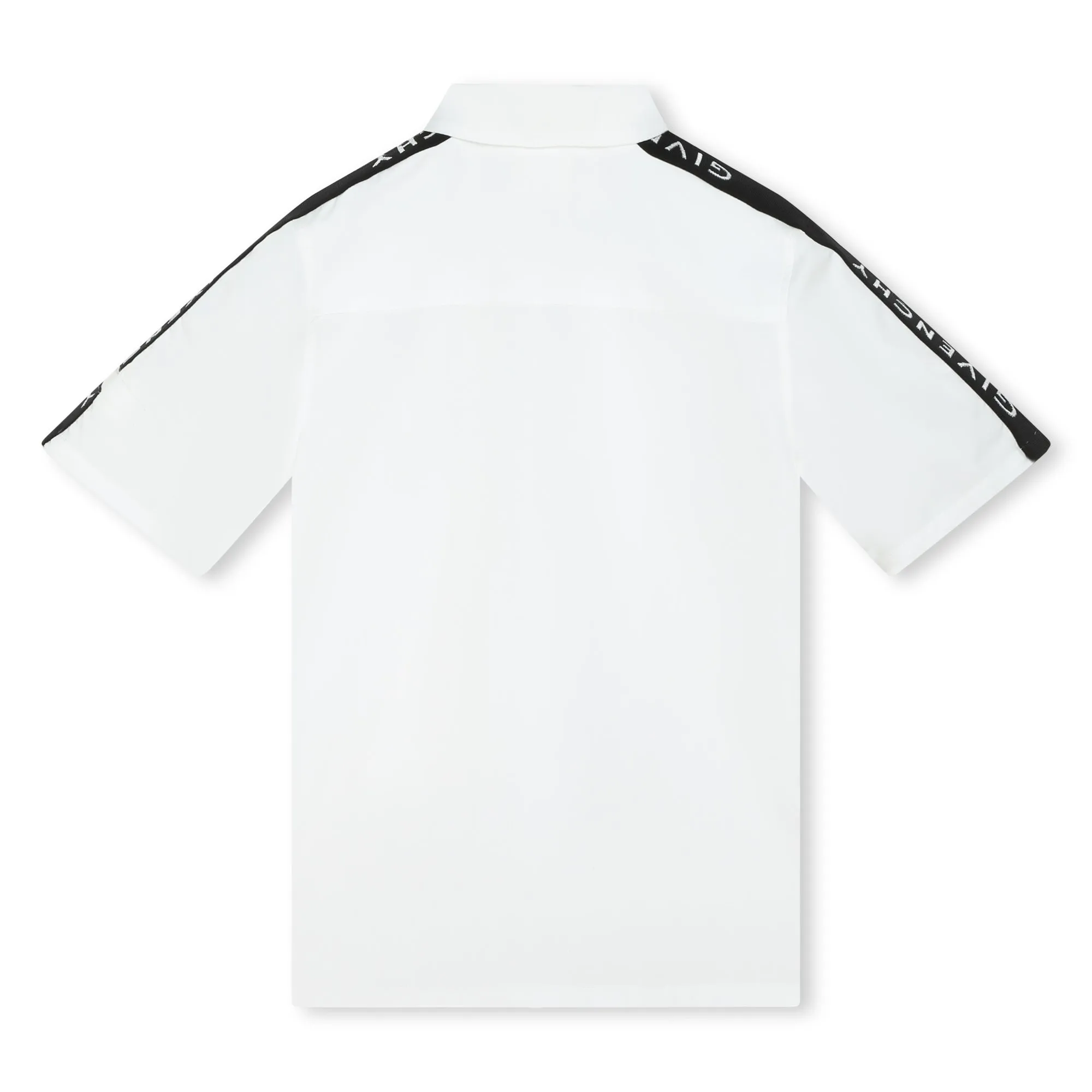 White Zip Up T-Shirt