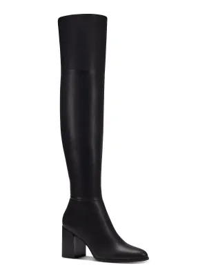 Windee Womens Faux Leather Tall Over-The-Knee Boots