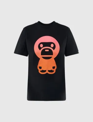 WOMEN'S GRADATION BIG BABY MILO TEE