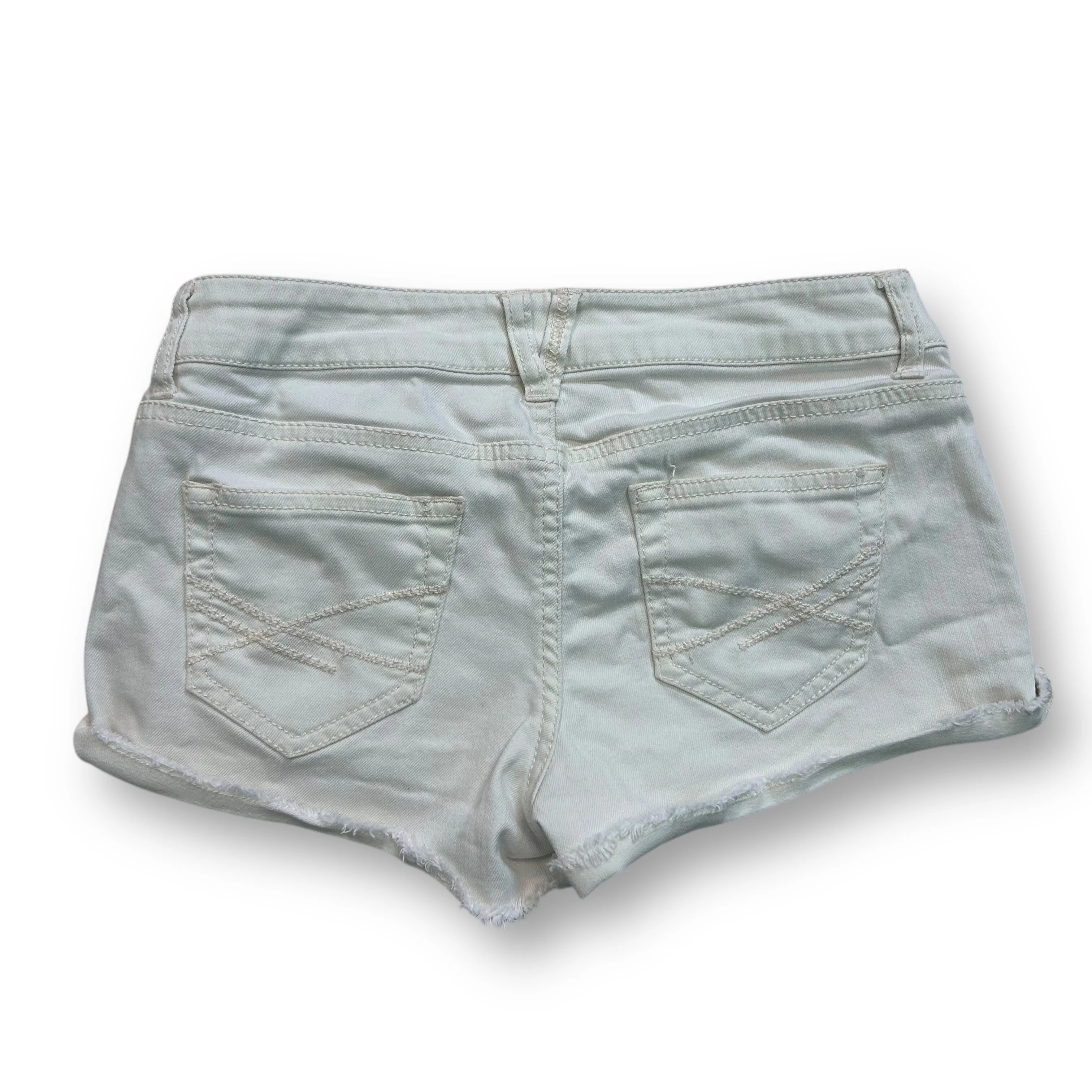 Women's Size 0 Denim Cutoff White Jean Shorts