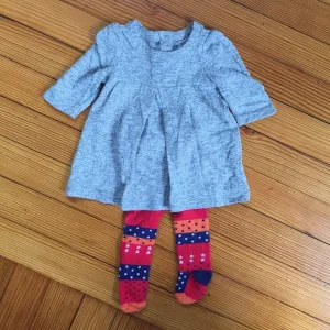 Worth Every Penny Baby Gap Soft Grey Dress 0-3 Months  Going Fast!