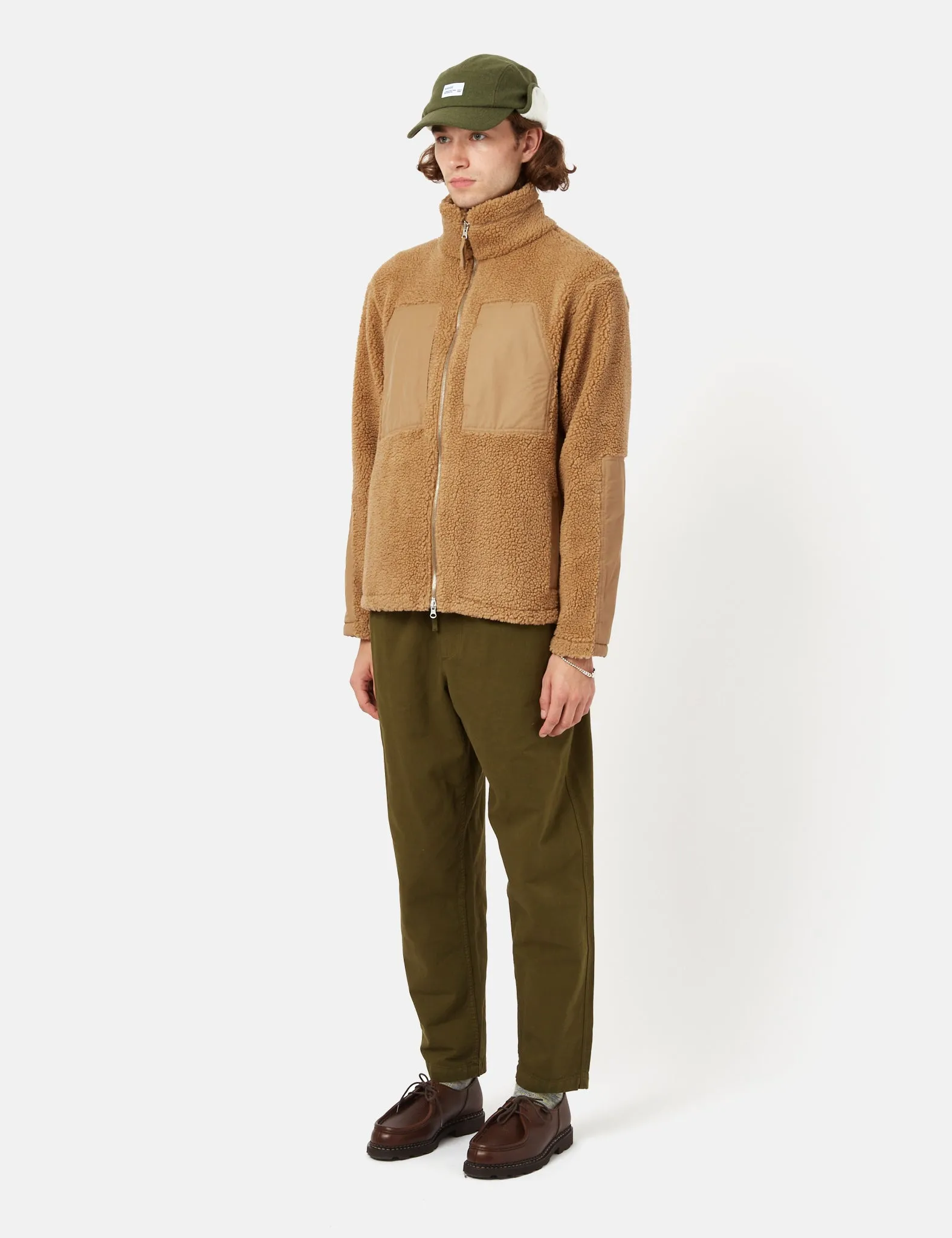 Worth Every Penny Bhode Sherpa Zip Fleece Jacket - Camel Brown  Limited Stock!