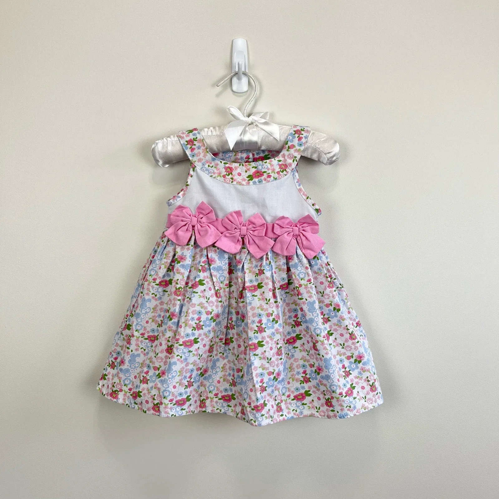 Worth Every Penny Bon Bebe Floral Bow Dress 3-6 Months  Limited Stock!