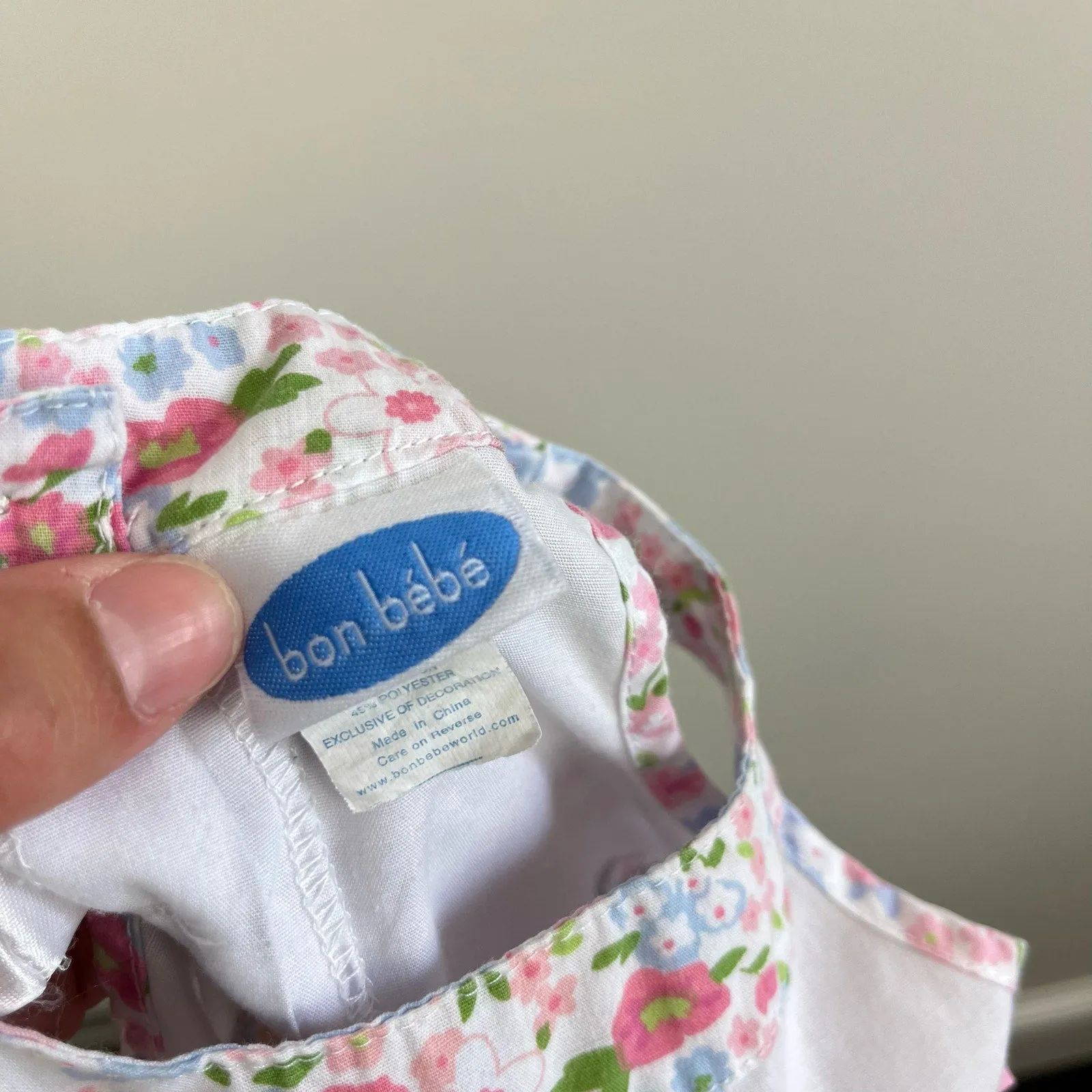 Worth Every Penny Bon Bebe Floral Bow Dress 3-6 Months  Limited Stock!