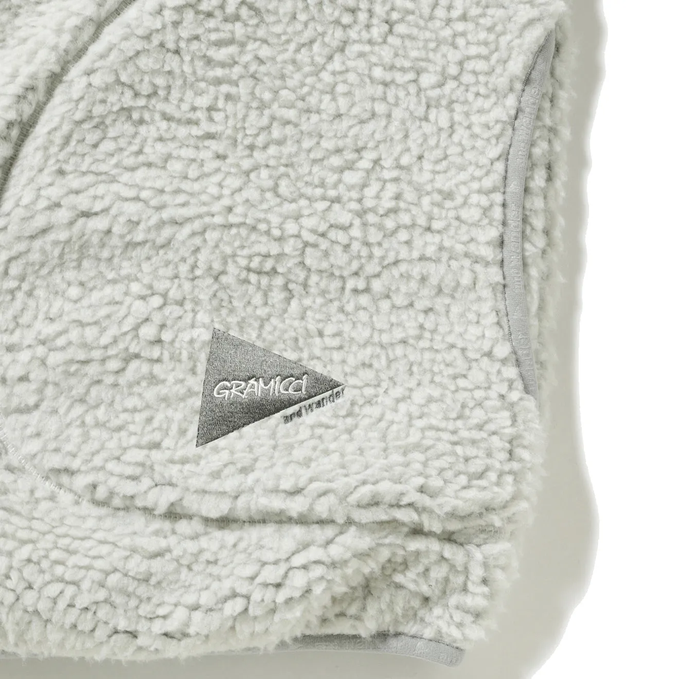 Worth Every Penny Gramicci x And Wander Womens JQ Tape Fleece Jacket L.Gray  Last Few Pieces!