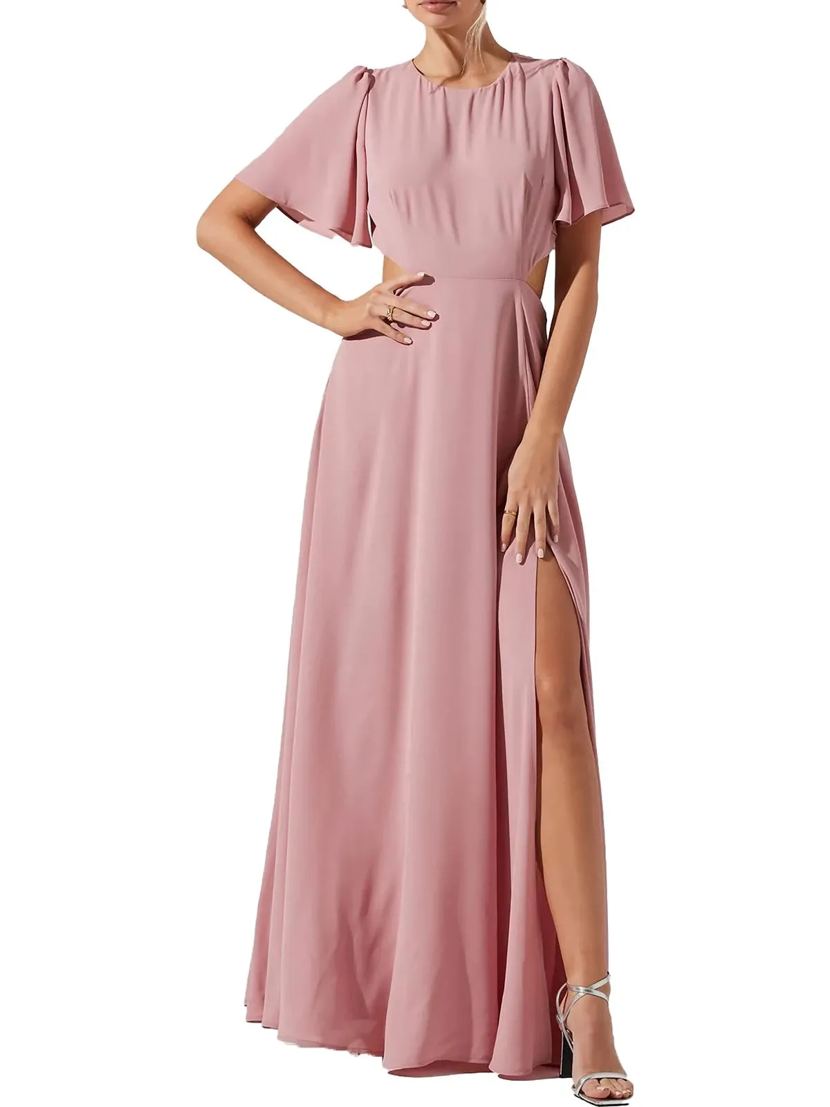 Worth Every Penny Katrina Womens Open Back Maxi Evening Dress  Almost Gone!
