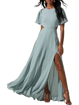 Worth Every Penny Katrina Womens Open Back Maxi Evening Dress  Almost Gone!