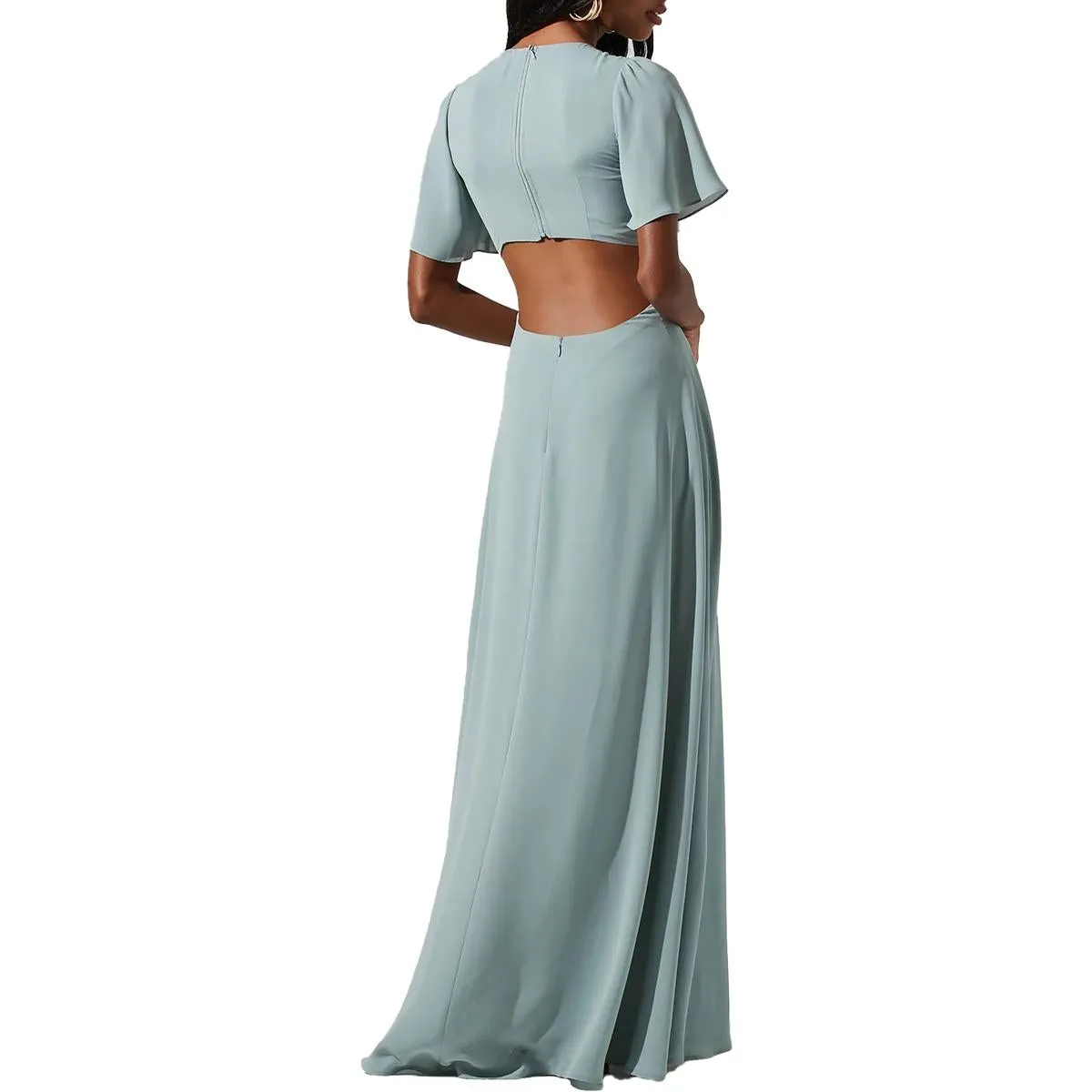 Worth Every Penny Katrina Womens Open Back Maxi Evening Dress  Almost Gone!