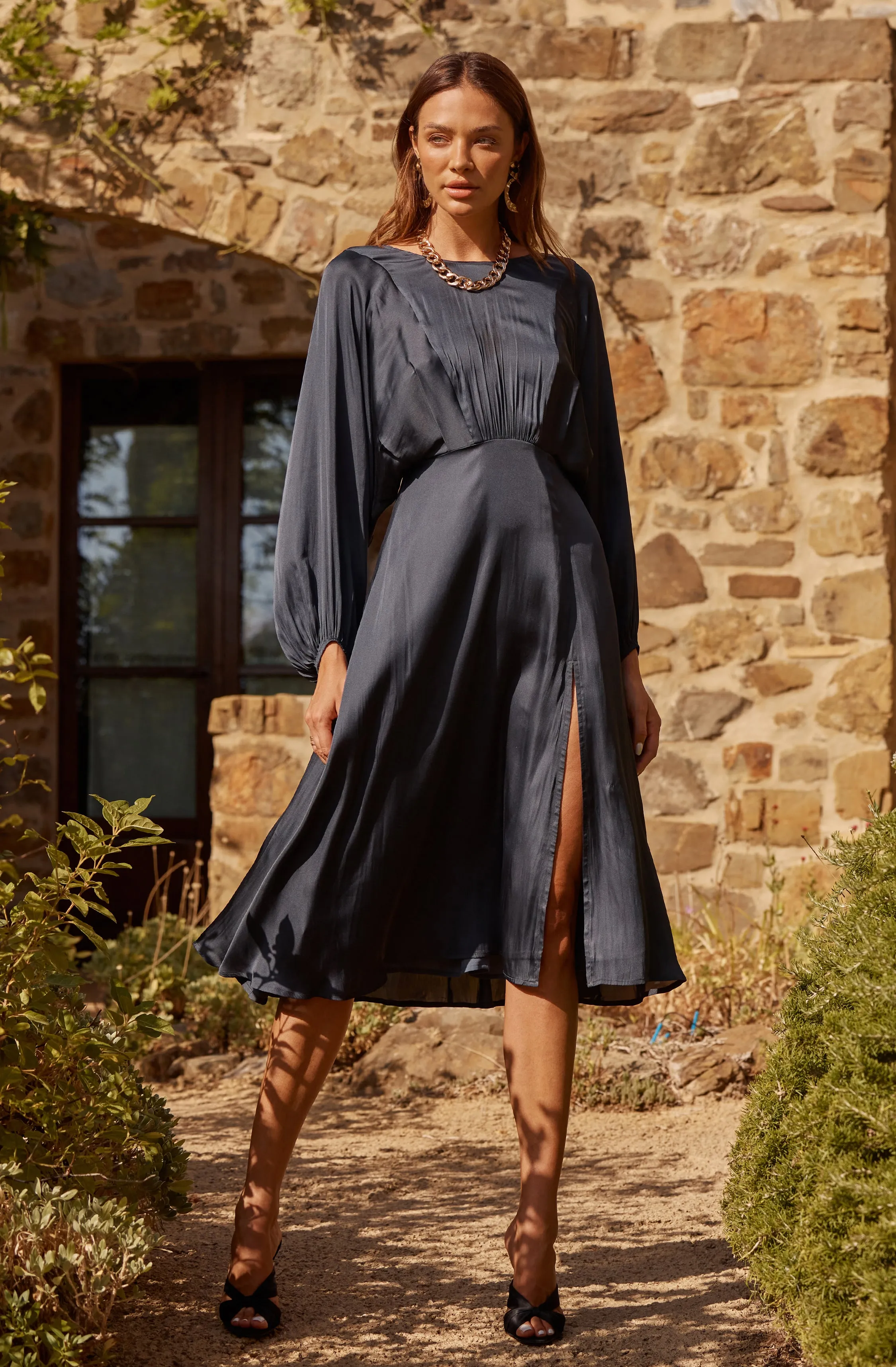 Worth Every Penny Marin Dolman Sleeve Midi Dress  Almost Sold Out!