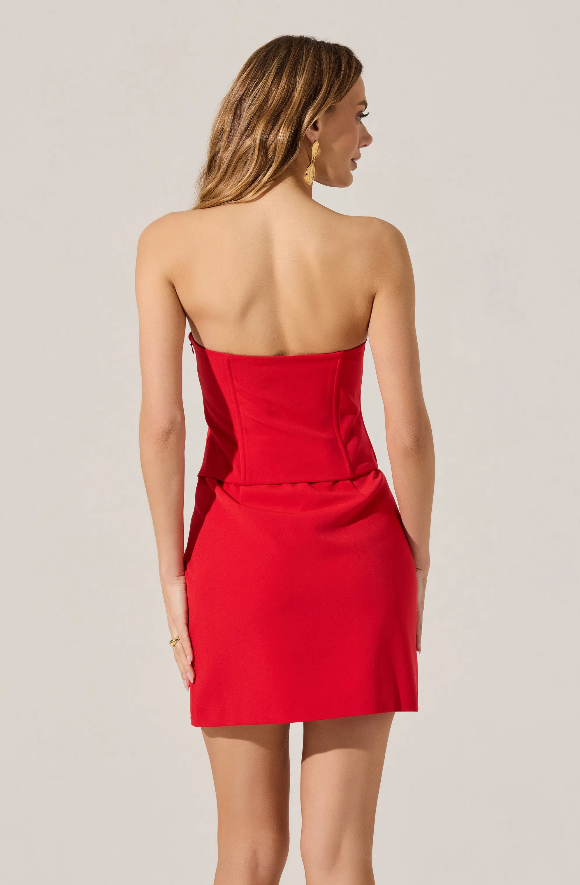 Worth Every Penny Strapless Layered Bow Mini Dress  Going Fast!