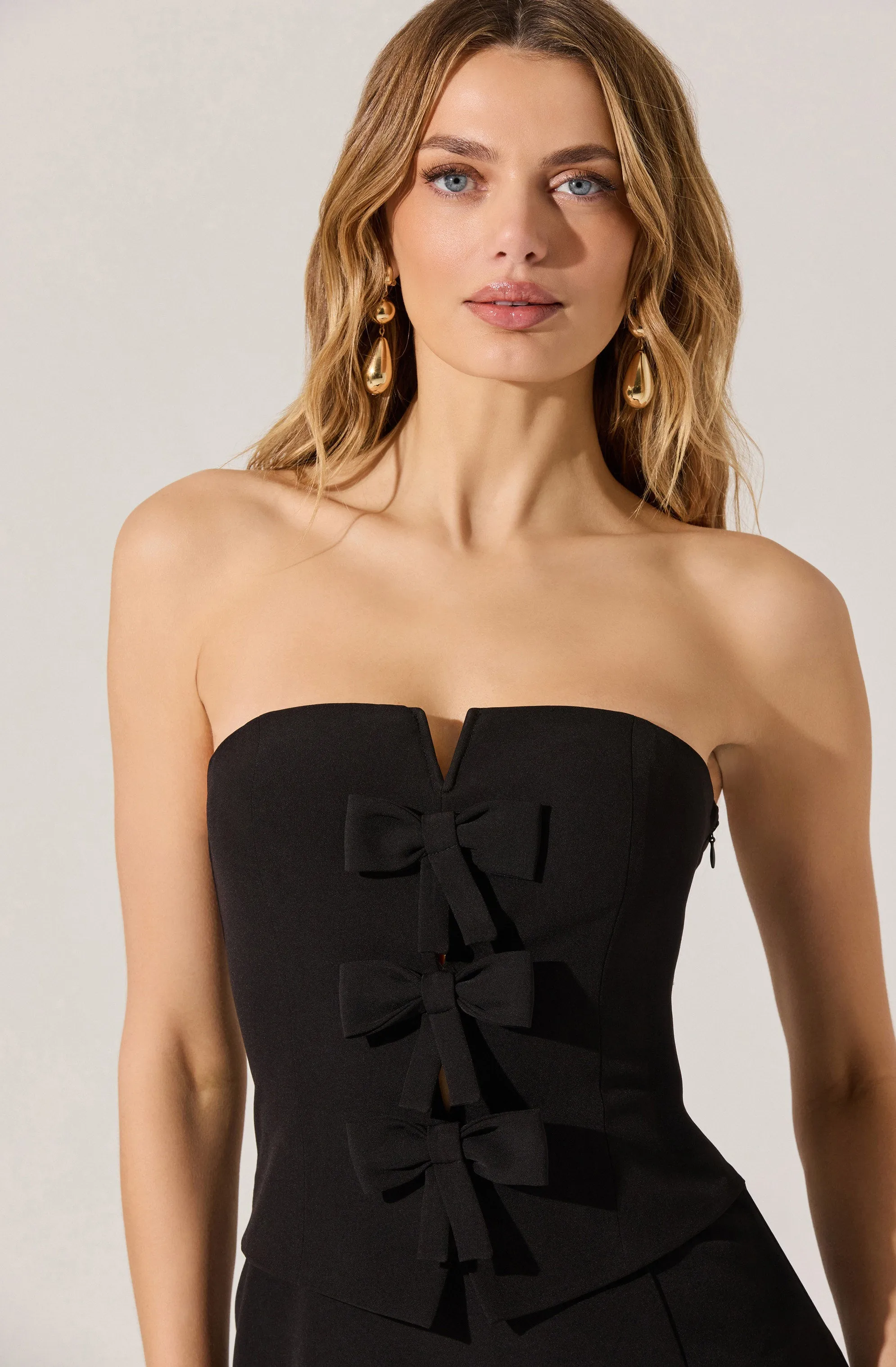 Worth Every Penny Strapless Layered Bow Mini Dress  Going Fast!