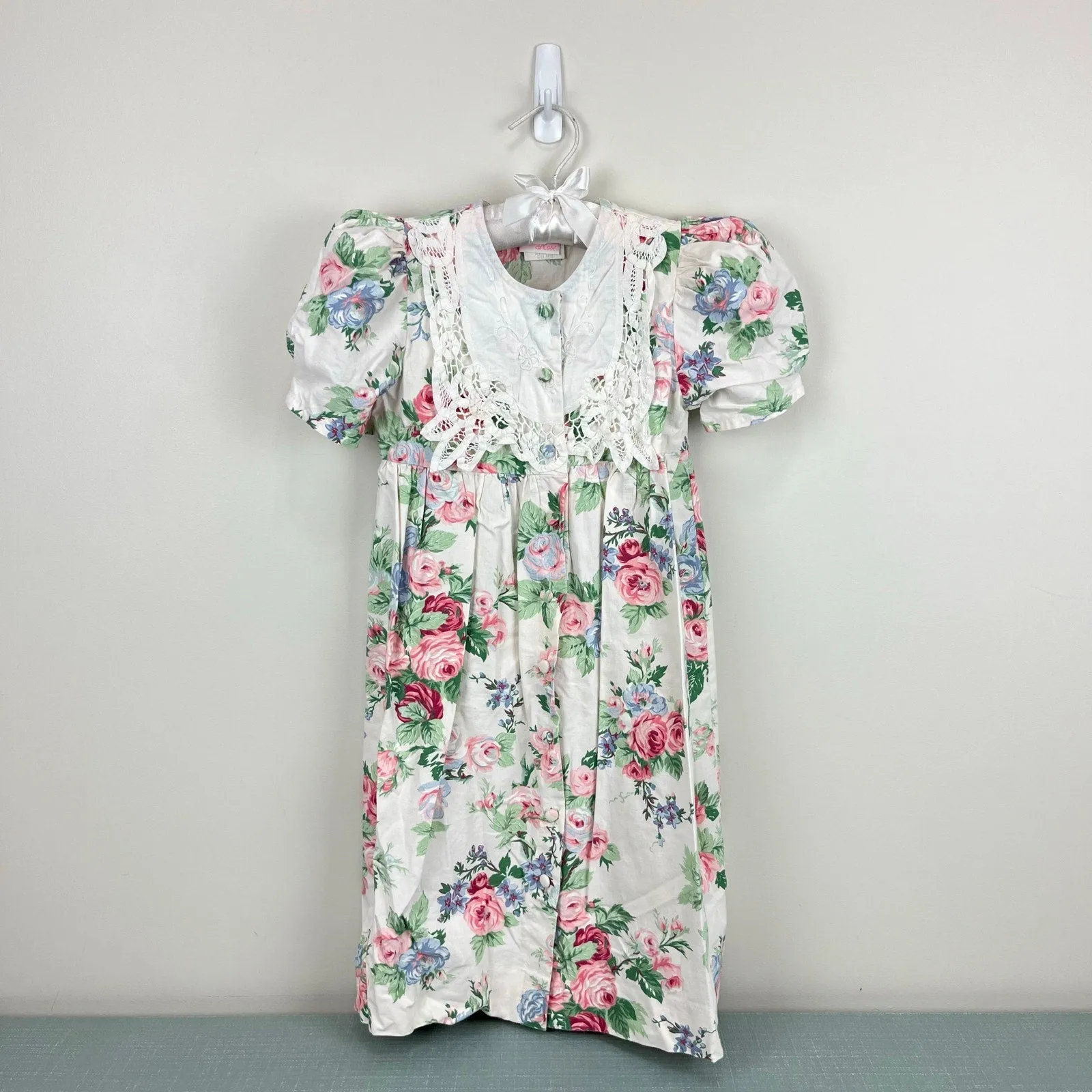 Worth Every Penny Vintage Allison Rose Hand Embroidered Floral Dress 5T USA  Limited Release!