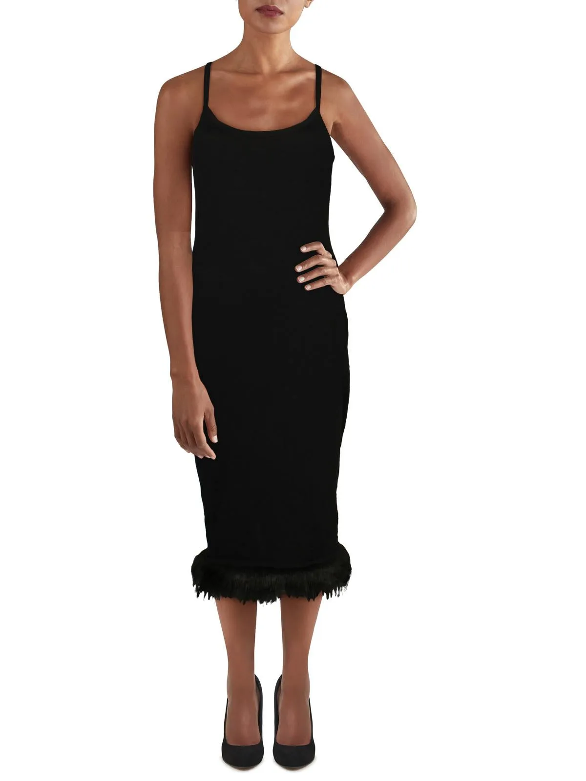 Worth Every Penny Womens Sleeveless Mid-Calf Sweaterdress  Limited Availability!