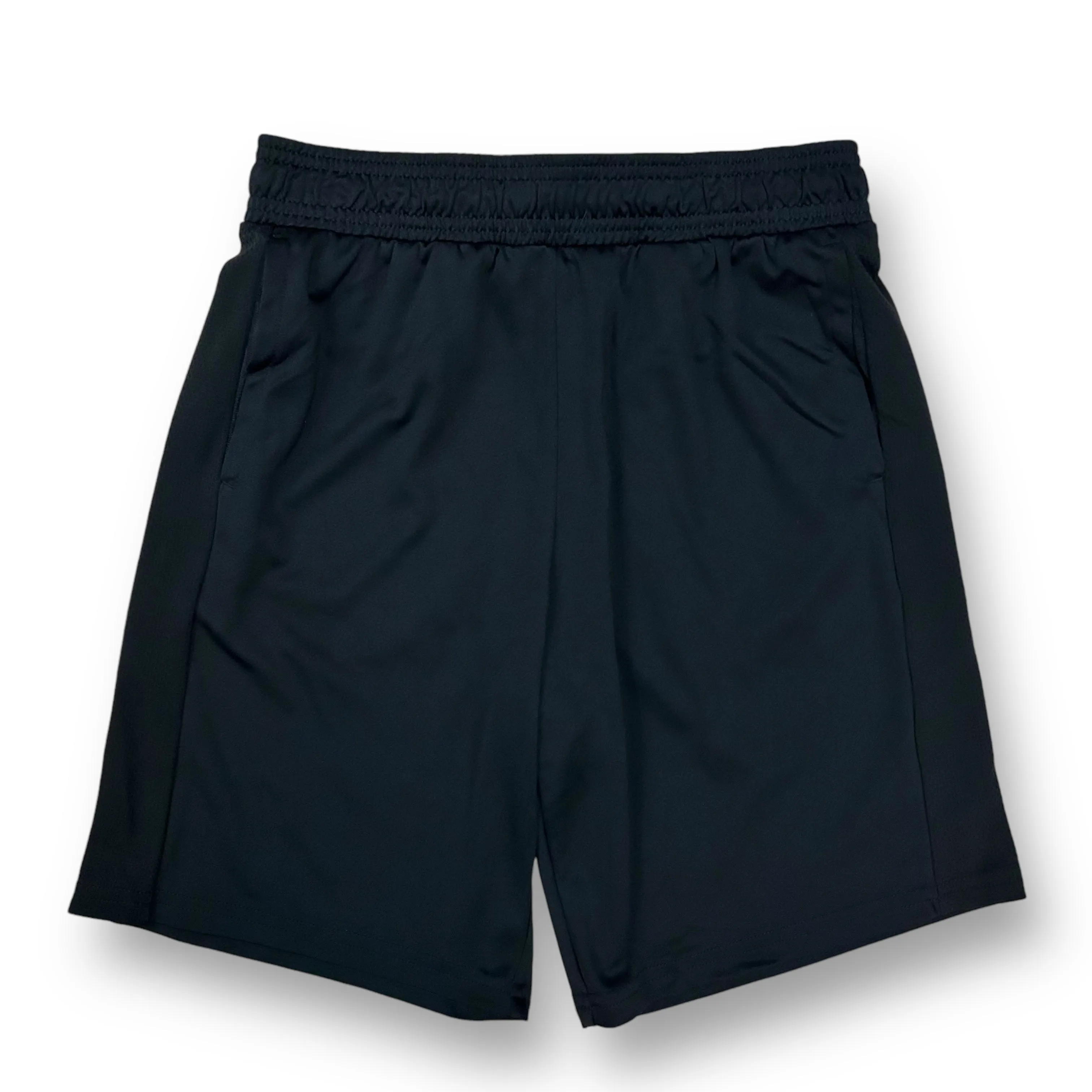 Youth Boy Size 10/12 Black Quick Dry Athletic Shorts with Elastic Waistband