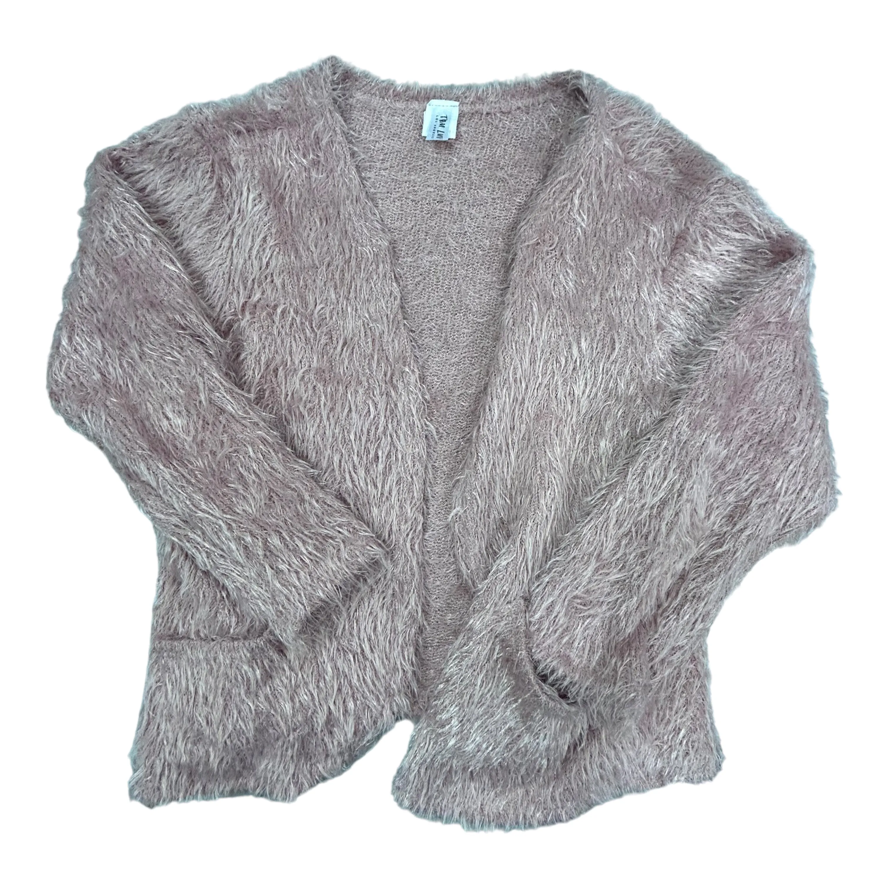 Youth Girl Size 12 Boutique Sweater TruLuv Soft Fur Cardigan with Pockets