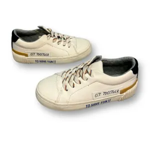 Zara Toddler Boy Size 8 Off-White Casual Sneakers