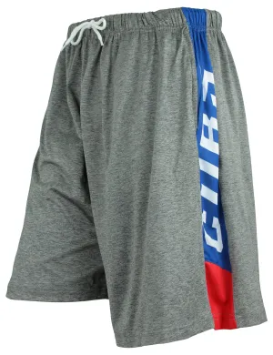 Zubaz Chicago Cubs MLB Men's Tonal Gray Space Dye W/Solid Stripe Short