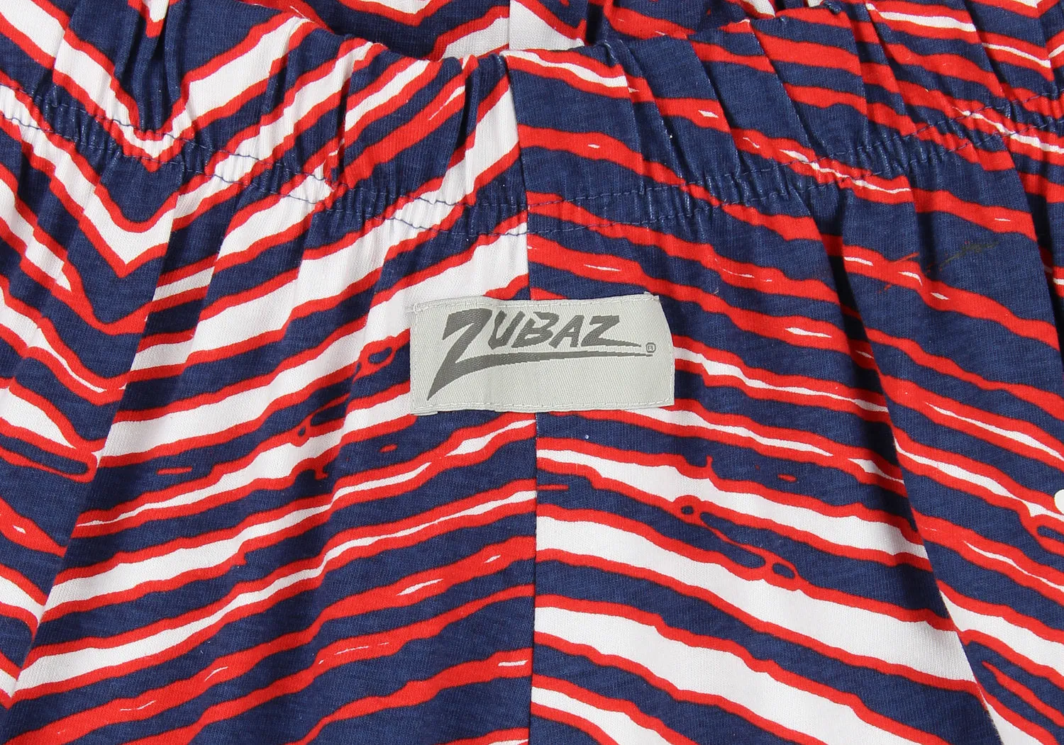 Zubaz NFL Men's New England Patriots Zebra Left Hip Logo Track Pant